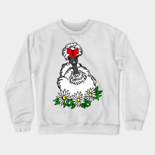 Silkie Showgirl Chicken Crewneck Sweatshirt